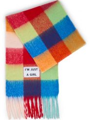 Verb To Do tkany szalik Kobiety Sztuczne włókno czerwony|wielokolorowy, ONE SIZE. Czerwone szaliki i kominy damskie Verb To Do, z aplikacjami, z wełny. Za 139.95 zł.