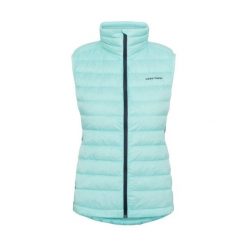 Damska kurtka bez rękawów Kari Traa Emilie. Niebieskie kurtki damskie Kari Traa, bez wzorów, z puchu, bez kaptura. Za 655.00 zł.