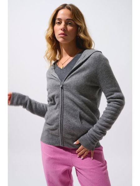 AUTHENTIC CASHMERE Kaszmirowy kardigan "Colombis" w kolorze szarym rozmiar: M. Szare kardigany damskie AUTHENTIC CASHMERE, m, bez wzorów, z kaszmiru. Za 413.99 zł.