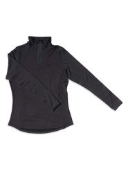 COLD Bluza polarowa "Lech" w kolorze czarnym rozmiar: 38. Czarne bluzy bez kaptura damskie COLD, z materiału. Za 133.95 zł.