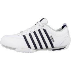 Buty sportowe męskie K-Swiss Arvee 1.5 skórzane sneakersy do kostki klasyczne. Białe buty sportowe na co dzień męskie K-Swiss, z materiału, bez zapięcia, trekkingowe. Za 239.00 zł.