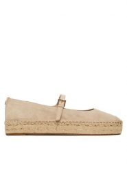 LAUREN RALPH LAUREN Espadryle 802P06401001 Beżowy. Brązowe espadryle damskie Lauren Ralph Lauren, bez wzorów, ze skóry, bez obcasa. Za 689.99 zł.
