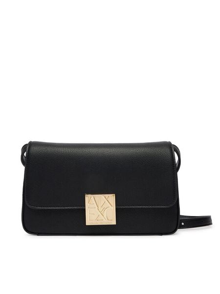 Armani Exchange Torebka XW002171 AF19895 UC001 Czarny. Czarne listonoszki damskie Armani Exchange, bez wzorów, bez dodatków. Za 559.99 zł.