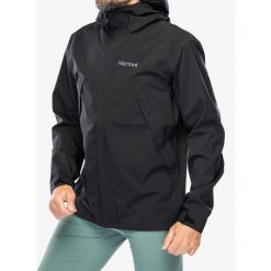 Kurtka przeciwdeszczowa Marmot PreCip Eco Pro Jacket. Czarne kurtki męskie Marmot, m, bez wzorów, bez kaptura. Za 808.50 zł.
