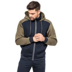 Bluza piankowa HELBOS AVACORE w kolorze granatowo-oliwkowym. Niebieskie bluzy bez kaptura męskie AVACORE, m. W wyprzedaży za 139.00 zł.