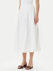 Herskind Spódnica trapezowa Herdis 5559202 Biały Regular Fit. Białe spódniczki damskie Herskind, bez wzorów, z bawełny, trapezowe. Za 419.99 zł.