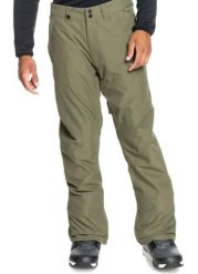 Spodnie narciarskie męskie Quiksilver Estate. Zielone spodnie materiałowe męskie Quiksilver, bez wzorów, z poliesteru, klasyczne, z standardowym stanem. Za 590.80 zł.