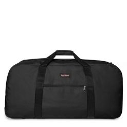 Torba podróżna Eastpak Warehouse Plus. Czarne torebki klasyczne damskie Eastpak, z aplikacjami, z gumy, duże, bez dodatków. Za 462.80 zł.