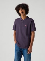 Levi´s Koszulka polo w kolorze fioletowym rozmiar: XS. Różowe koszulki polo męskie s, bez wzorów, z bawełny, bez ramiączek. Za 83.42 zł.