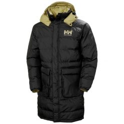 Kurtka puchowa Helly Hansen Yu. Czarne kurtki męskie Helly Hansen, na zimę, m, bez wzorów, z puchu, bez kaptura. W wyprzedaży za 1,011.00 zł.