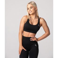 Biustonosz fitness Carpatree Arcade Seamless. Czarne biustonosze sportowe damskie Carpatree, bez wzorów. W wyprzedaży za 119.99 zł.