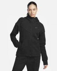 Bluza z Kapturem I Suwakiem Na Całej Długości Tech Fleece Windrunner Rozmiar XS…. Czarne bluzy z kapturem damskie Nike, xs, z polaru. Za 566.50 zł.