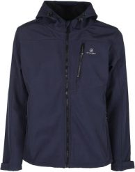 Męska kurtka softshell Athl. Dpt Hermes Night Blue. Niebieskie kurtki męskie Erima, l, bez wzorów, z elastanu. Za 336.99 zł.