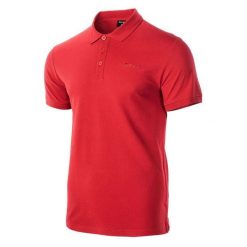 Koszulka polo męska Hi-Tec Romso - czerwona, Rozmiar XXXL. Czerwone koszulki polo męskie Hi-tec, m, bez wzorów, z bawełny, bez ramiączek. Za 54.99 zł.