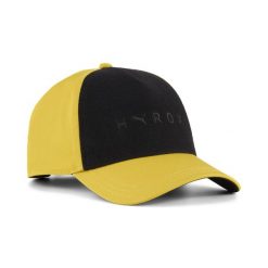 Czapka z daszkiem PUMA x HYROX PUMA. Żółte czapki z daszkiem damskie Puma, z aplikacjami. Za 129.00 zł.