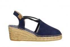 Sandały Toni Pons Tremp Mari Navy 204006, Granatowy, Skóra naturalna - 37. Niebieskie sandały damskie Toni Pons, bez wzorów, z bawełny, bez obcasa. W wyprzedaży za 206.10 zł.
