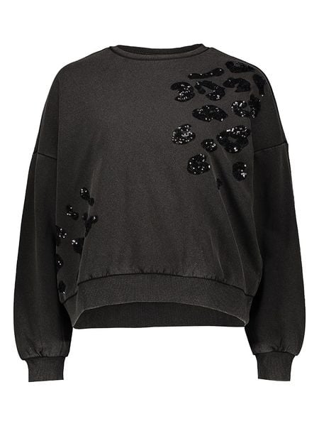 Pieces Bluza w kolorze antracytowym rozmiar: L. Czarne bluzy bez kaptura damskie Pieces, l. Za 91.99 zł.