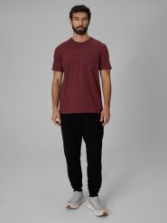 4F Spodnie dresowe joggery męskie - czarne XL. Czarne spodnie dresowe męskie 4f, bez wzorów, z bawełny. Za 149.99 zł.