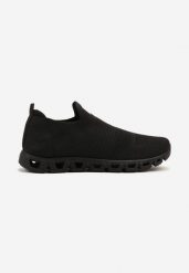 Czarne Wsuwane Buty Sportowe Sportowe z Siateczki na Ażurowej Podeszwie Alinelle. Czarne buty sportowe na co dzień męskie Born2be, z jeansu, bez zapięcia. Za 54.99 zł.