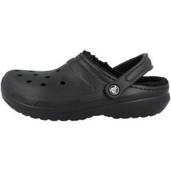 Sandały Mężczyzna Crocs Classic Lined czarny. Czarne sandały męskie Crocs, z materiału, bez zapięcia. Za 336.99 zł.