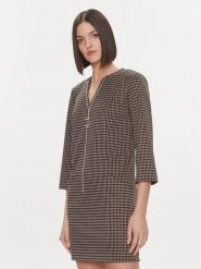 Liu Jo Sukienka codzienna MF3413 J4050 Czarny Regular Fit. Czarne sukienki damskie Liu Jo, na co dzień, bez wzorów, z syntetyku, bez kołnierzyka, bez ramiączek, proste. Za 639.99 zł.