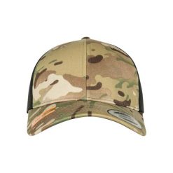 Czapka urban classic retro multicam®. Brązowe czapki męskie Urban Classics, bez wzorów, z poliesteru, retro. Za 76.15 zł.