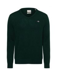 Gant sweter z dzianiny Mężczyźni zielony, M. Zielone swetry męskie Gant, m, bez wzorów, z dzianiny, bez kołnierzyka. Za 429.95 zł.