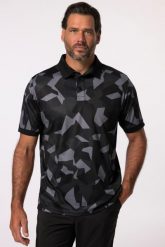 Męska Koszulka polo golf rękaw 1/2 QuickDry moro do rozm. 7XL. Czarne koszulki polo męskie JAY-PI, m, bez wzorów, z materiału, bez ramiączek. Za 239.99 zł.
