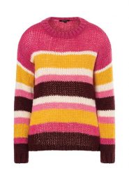 More & More Sweter w kolorze różowo-pomarańczowo-czarnym rozmiar: 46. Czarne swetry klasyczne damskie MORE & MORE, z wełny, bez kołnierzyka. Za 105.38 zł.