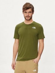 The North Face T-Shirt Foundation Mountain Lines NF0A8830 Zielony Regular Fit. Zielone t-shirty męskie The North Face, m, bez wzorów, z syntetyku, bez kołnierzyka. Za 109.99 zł.
