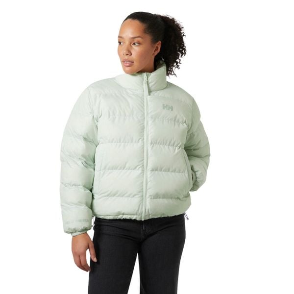 Damska kurtka puchowa Helly Hansen YU 23. Zielone kurtki damskie Helly Hansen, bez wzorów, z puchu, bez kaptura. Za 738.50 zł.