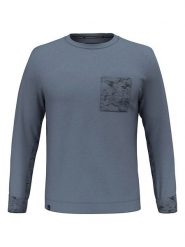 Salewa Bluza w kolorze niebieskim rozmiar: XL. Niebieskie bluzy bez kaptura męskie Salewa, xl, z materiału. Za 188.85 zł.