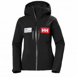 Damska kurtka narciarska Helly Hansen Alphelia Lilaloft. Czarne kurtki narciarskie i snowboardowe damskie Helly Hansen, bez wzorów, bez kaptura, narciarskie. W wyprzedaży za 1,989.00 zł.