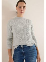 Cecil Sweter w kolorze szarym rozmiar: XL. Szare swetry klasyczne damskie Cecil, xl, bez kołnierzyka. Za 205.45 zł.