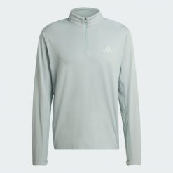 Bluza adi365 Iconic 1/2 Zip. Zielone bluzy bez kaptura męskie Adidas, xl, z dzianiny. Za 219.00 zł.