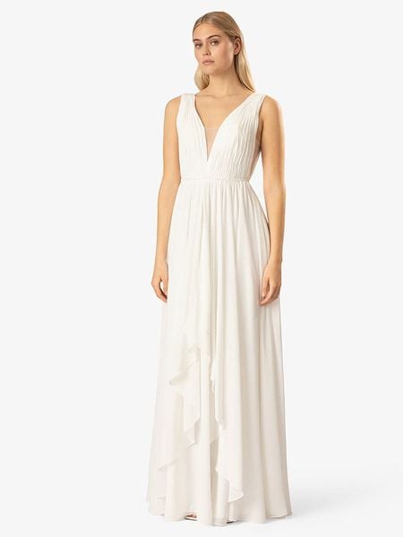 APART Sukienka w kolorze białym rozmiar: 40. Białe sukienki damskie Apart, bez wzorów, bez kołnierzyka, bez ramiączek, maxi. Za 274.88 zł.