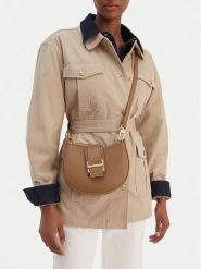 GINO ROSSI Torebka C-1-3 Brązowy. Brązowe torebki klasyczne damskie Gino Rossi, bez wzorów, z materiału, bez dodatków. Za 179.99 zł.