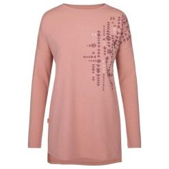 Damska koszulka Loap Abvera w kolorze różowym. Czerwone t-shirty damskie ZSPORT, bez wzorów, z bawełny, bez kołnierzyka. Za 169.99 zł.