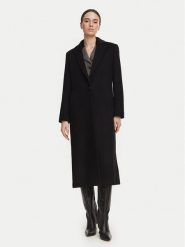 Marella Płaszcz wełniany Pavido 2623016031 Czarny Loose Fit. Czarne płaszcze damskie Marella, na zimę, bez wzorów, z wełny. Za 3,109.00 zł.