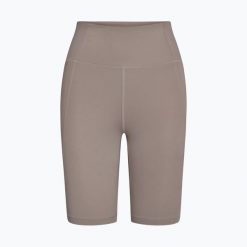 Spodenki Girlfriend Collective Compressive. Brązowe spodenki sportowe damskie GIRLFRIEND COLLECTIVE, na fitness i siłownię. Za 149.99 zł.