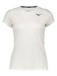 Mizuno Koszulka funkcyjna "Two Loop 88" w kolorze białym rozmiar: M. Białe bluzki sportowe damskie Mizuno, m, bez wzorów, bez ramiączek. Za 83.62 zł.
