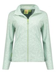 Geographical Norway Kurtka polarowa "Uminie" w kolorze jasnozielonym rozmiar: XXL. Zielone kurtki damskie Geographical Norway, xxl, bez wzorów, z polaru, bez kaptura. Za 112.83 zł.