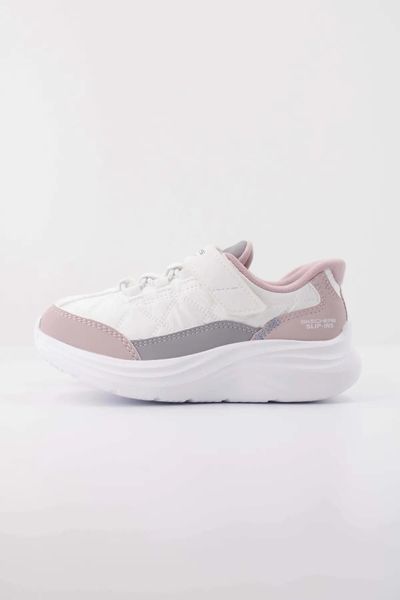 Buty SKECHERS COMFY SPRINTS Biały. Białe obuwie treningowe damskie Skechers, na fitness i siłownię. Za 212.99 zł.