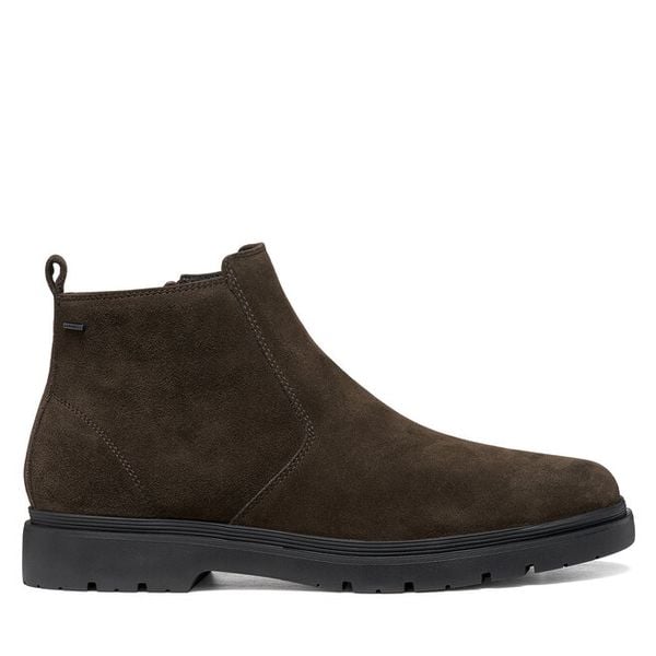 Botki Geox. Brązowe buty zimowe męskie Geox, bez zapięcia. Za 769.99 zł.