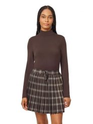 Scotch & Soda Koszulka w kolorze ciemnobrązowym rozmiar: M. Brązowe bluzki damskie Scotch & Soda, m, bez wzorów, bez kołnierzyka. Za 164.95 zł.