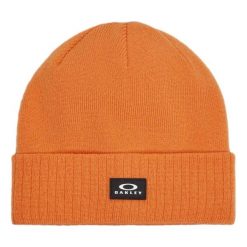 Oakley Czapka Beanie Ribbed 2.0 Fos900258-73K. Brązowe czapki męskie Oakley, z aplikacjami, prążkowane. Za 102.99 zł.
