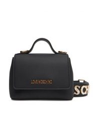 LOVE MOSCHINO Torebka JC4279PP0MKI0000 Czarny. Czarne torebki klasyczne damskie Love Moschino, bez wzorów, ze skóry, bez dodatków. Za 649.99 zł.