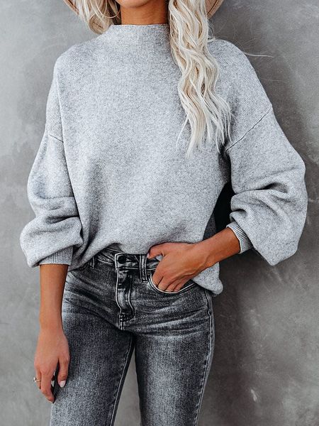 Milan Kiss Sweter w kolorze szarym rozmiar: M. Szare swetry klasyczne damskie Milan Kiss, m, bez kołnierzyka. Za 152.99 zł.