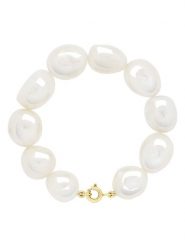 ATELIERS SAINT GERMAIN Bransoletka perłowa w kolorze białym rozmiar: onesize. Białe bransoletki damskie ATELIERS SAINT GERMAIN, złote. Za 436.90 zł.