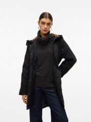 Vero Moda Parka w kolorze czarnym rozmiar: S. Czarne parki damskie Vero Moda, s, bez wzorów. Za 170.07 zł.